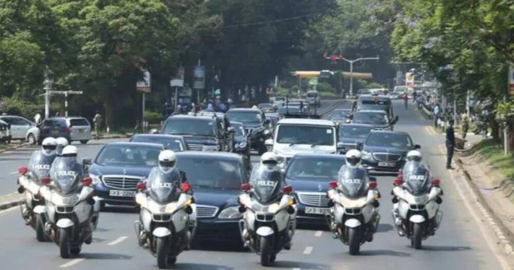 President Uhuru's Motorcade