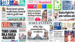 Kenyan Newspapers Review: William Ruto’s Popularity at Stake as Mt Kenya Residents Heckle Him