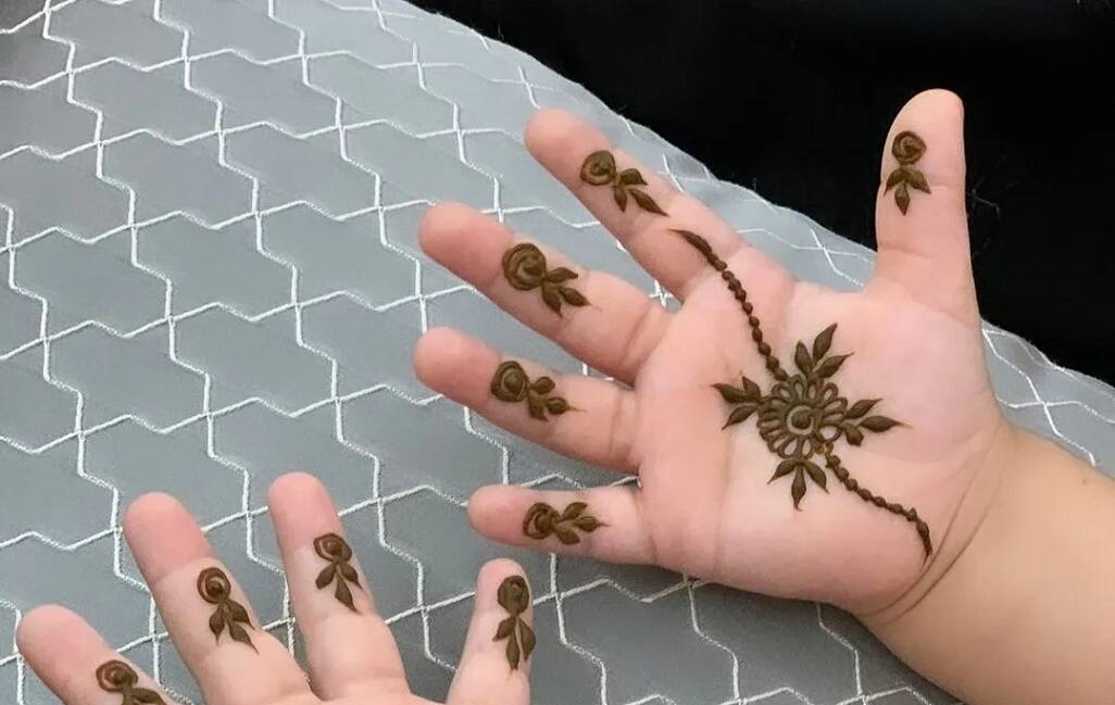 200+ Mehndi Designs For Kids (2023) Front Hand, Back Hand, Full Hand -  CCKOnline