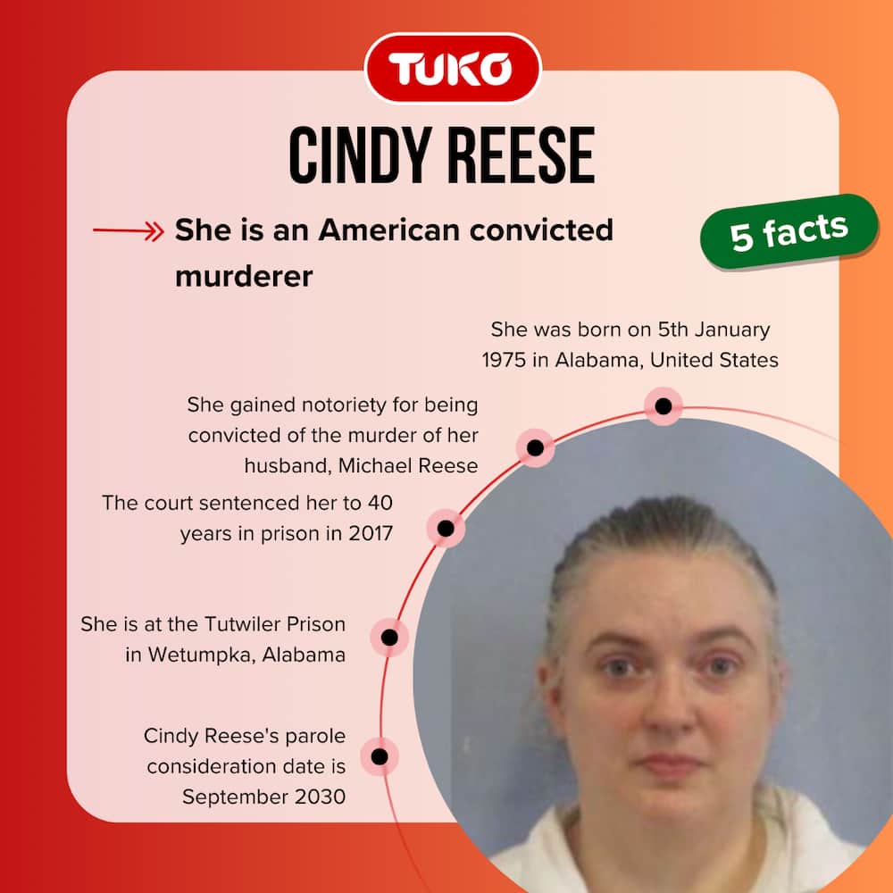 American convicted murderer Cindy Reese
