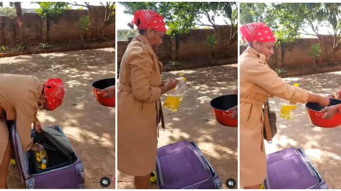 Teacher Wanjiku Joins Cooking Oil Challenge, Distributes Sparingly with Syringe in Hilarious Clip