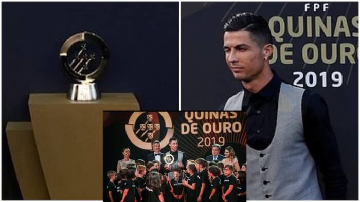 Cristiano Ronaldo beats 2 other great footballers to win another prestigious award (photo)