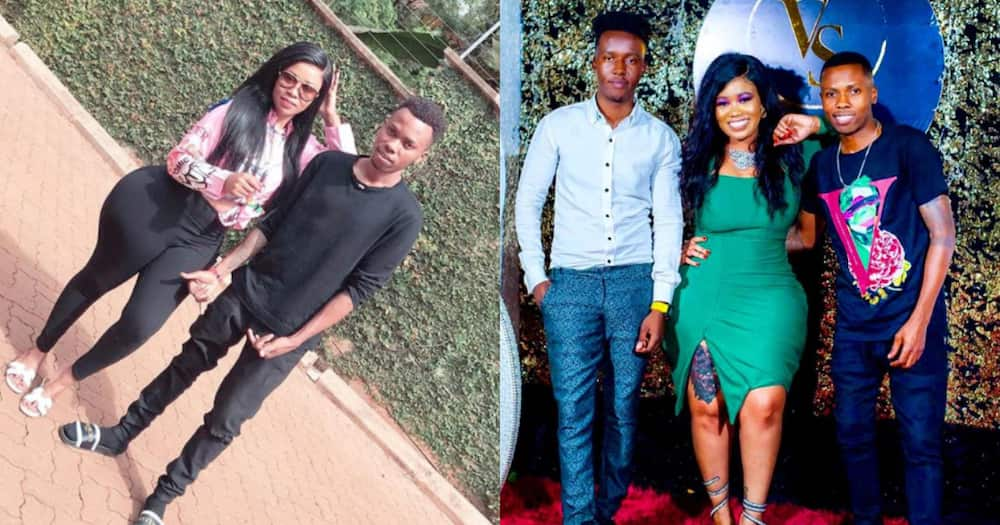 Vera Sidika poses for photo with rarely seen handsome brothers