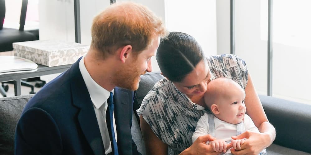 The royal couple showed their daughter's face for the first time. Photo: Getty Images.