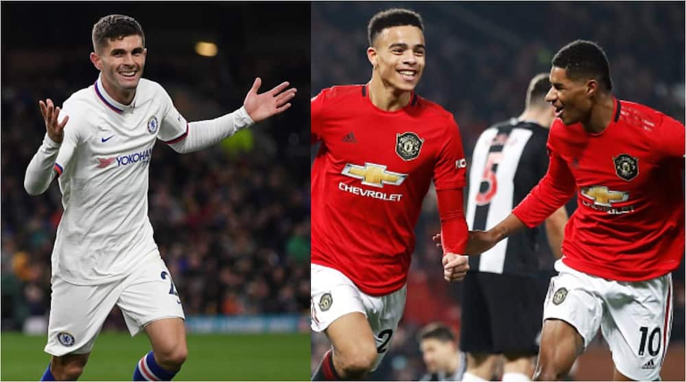 Christian Pulisc faces competition from Martial, Greenwood, Rashford for best young player. Photo Credit: Getty Images