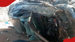 Marsabit: 2 Killed, 1 Injured after Speeding Private Car's Tyre Bursts on Highway