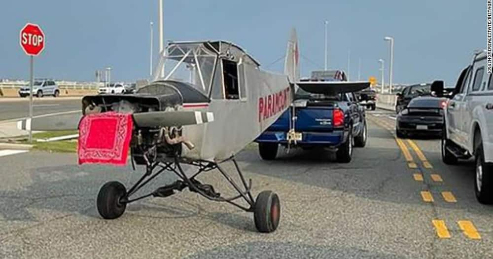 A teenage pilot made an emergency landing on a busy highway with traffic. Photo: FAA.