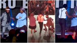 "Twende Nyumbani!" Jealous Hamo Cuts Short David Moya's Dance to 2nd Wife Jemutai on Stage