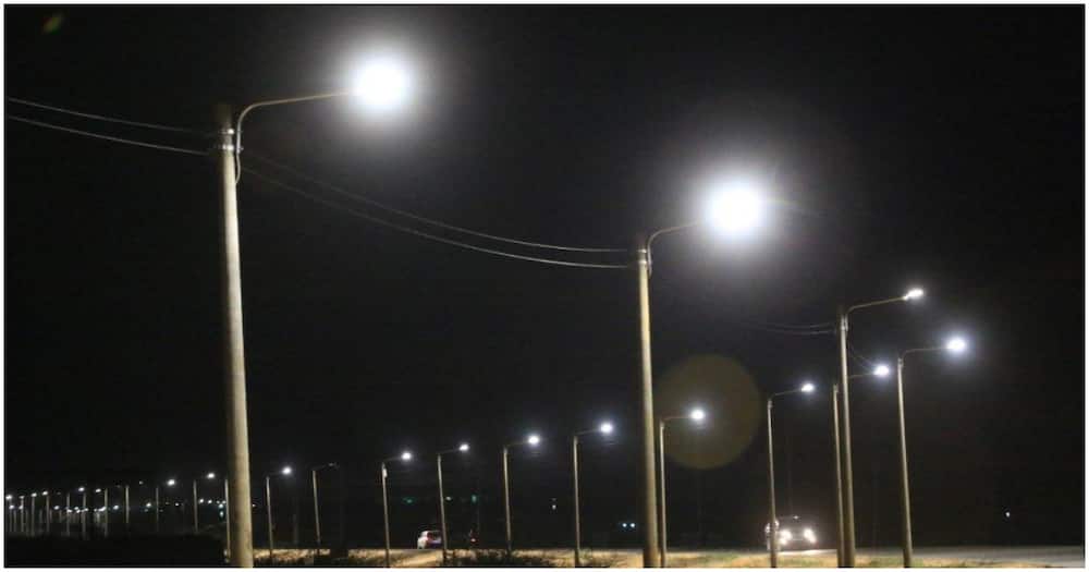 A photo of streetlight poles. Photo: KPLC