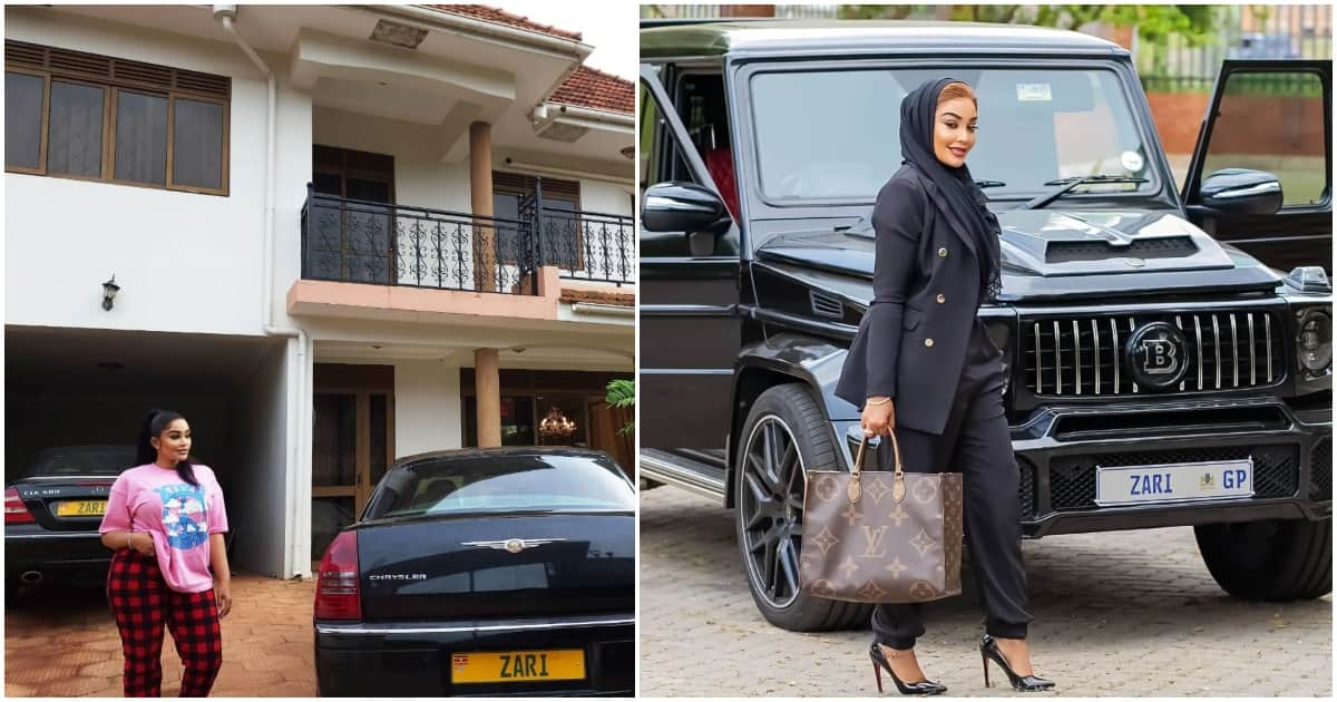 Zari Hassan Shows Off Sleek Chrysler, Mercedes Benz Outside Her Lavish ...