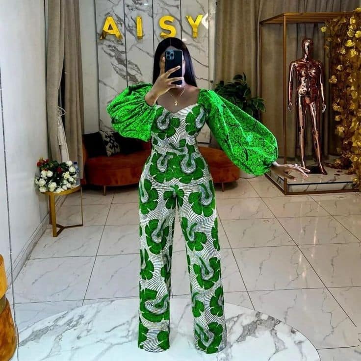 Trendy ankara jumpsuit outlet styles