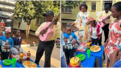 Boni Khalwale Plays Pink Guitar as He Leads Celebrations at Son's Modest Birthday Party