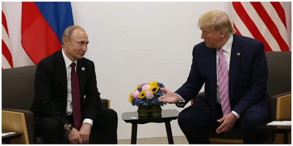 Unites States President Donald Trump and his Rusia counterpart Vladimir Putin in a past meeting. Photo: Getty Images.