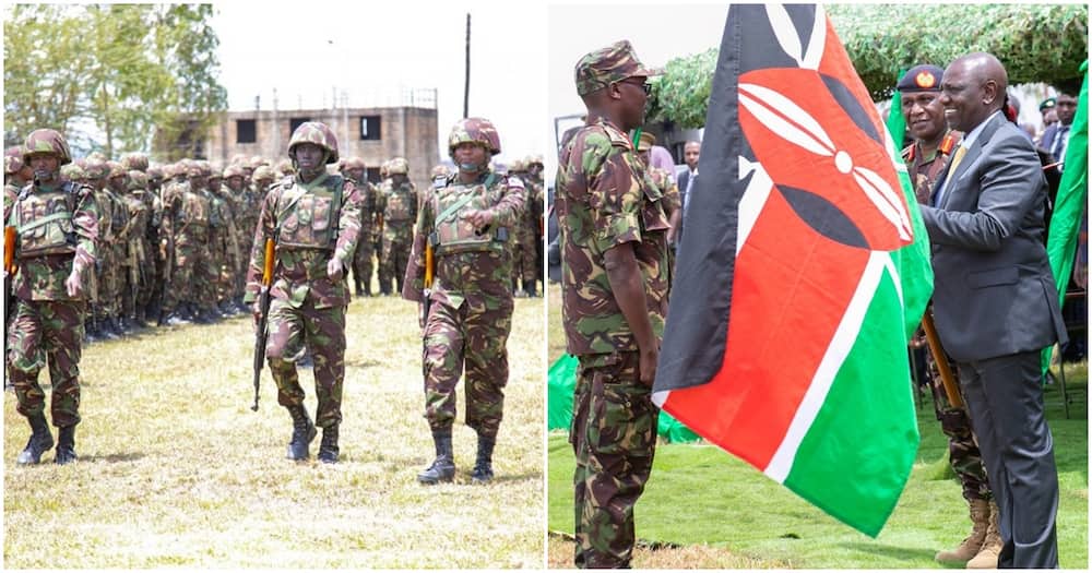 William Ruto deployed 903 KDF soldiers to join EAC regional forces, keeping peace in Eastern DRC.