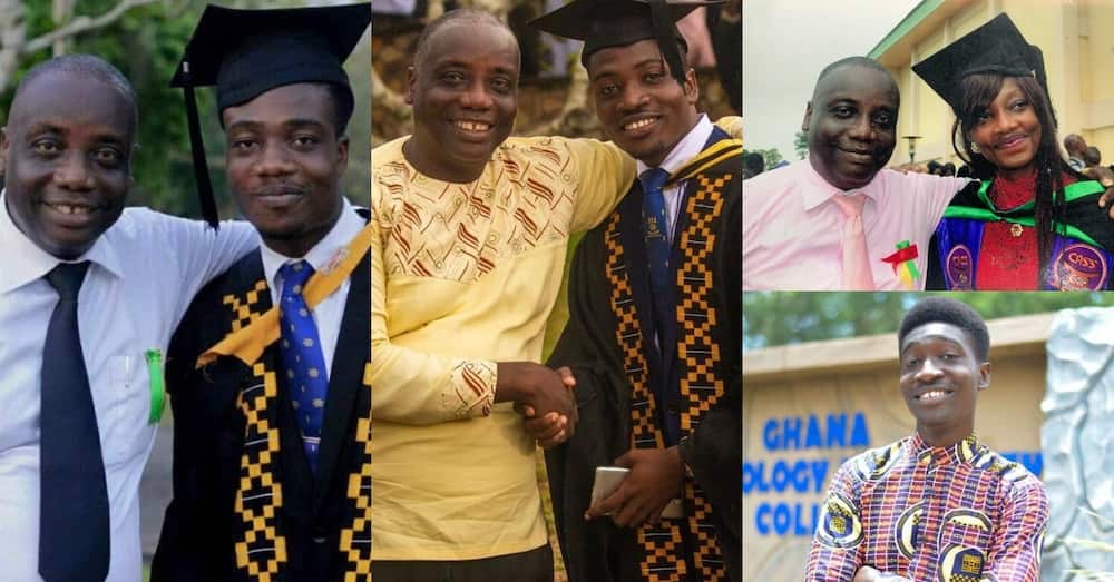Rev. Eric N Asare: Meet Ghanaian dad who sacrificed his degree to send all 4 kids to university