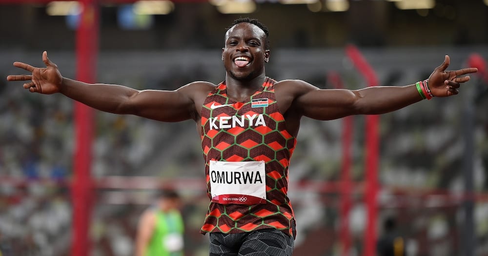 Sprinter Ferdinand Omanyala. Photo: Getty Images.