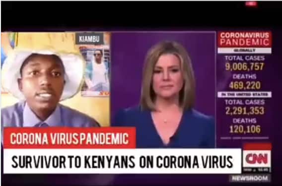 Kenyans tickled by video of comedian pretending to tell CNN about his experience with COVID-19