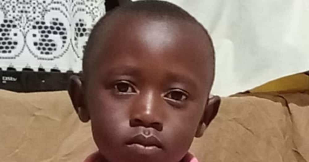 Missing Boy found near Kabete police station.