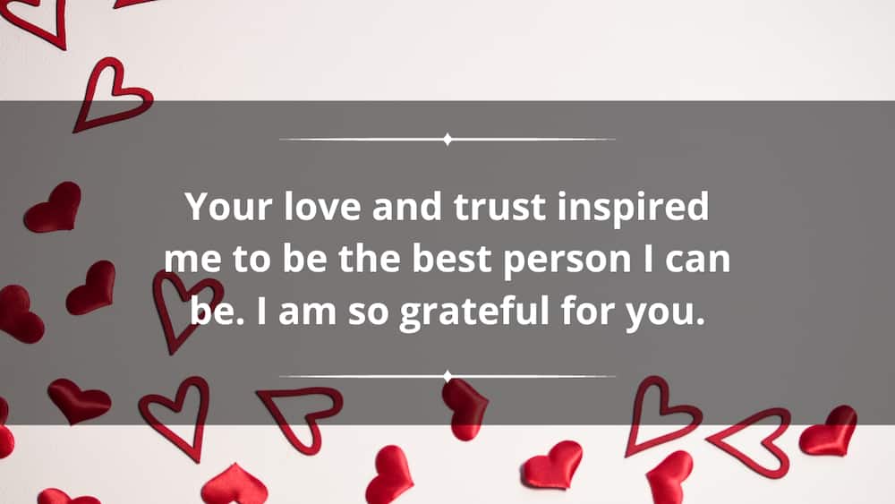 love and trust message for my love
