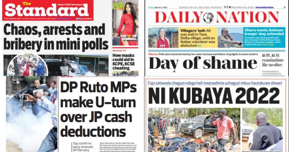 Kenyan newspapers review for March 5: Justin Muturi to be installed new Mt Kenya spokesman