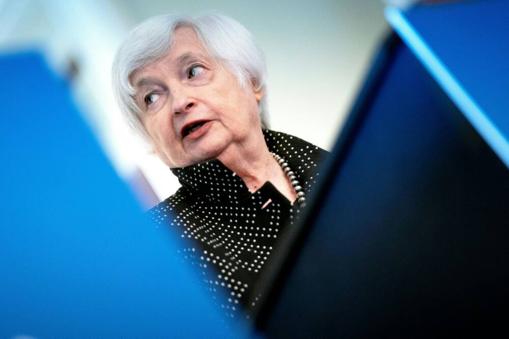 US Treasury Secretary Janet Yellen said sanctions imposed on Russia and other countries risk undermining the hegemony of the dollar