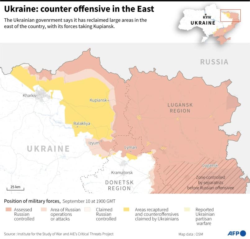 Ukraine: counter offensive in the east
