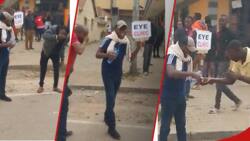 Maandamano: Man Holds 'Eye Clinic' Placard, Pours Water on Those Teargassed