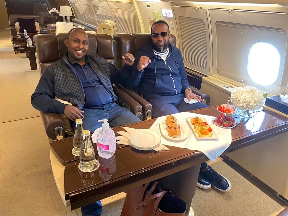Junet Mohammed shows real owner of controversial bag after arrival in Dubai