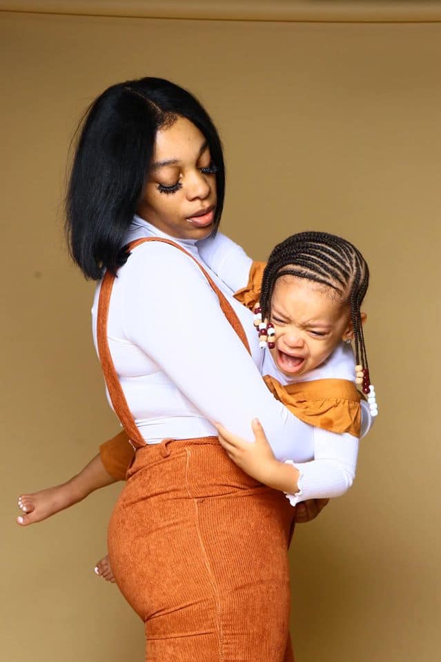 Two women who share baby daddy inspire netizens with stunning photoshoot together