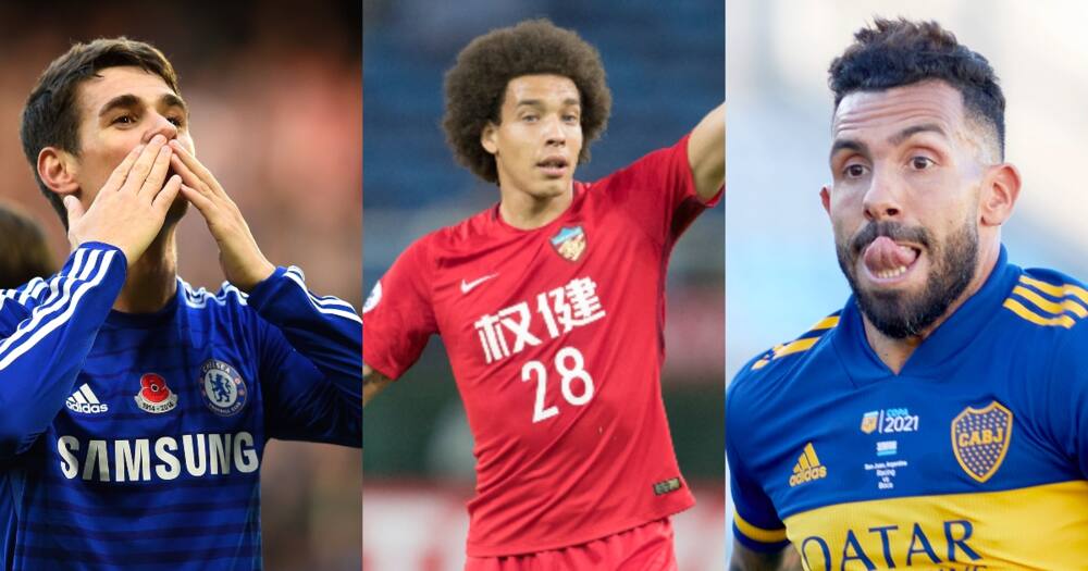 Tevez, Witsel and Oscar.