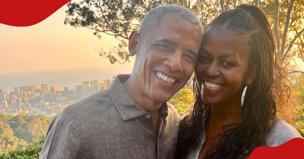 Barack Obama, Michelle Obama.