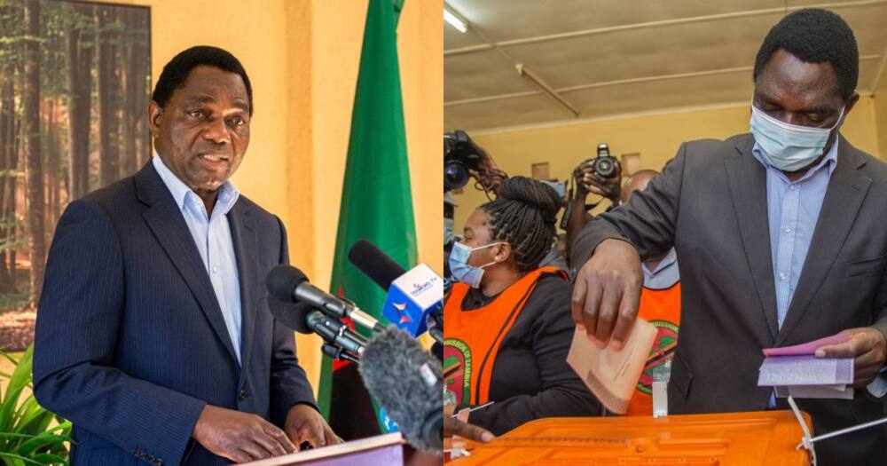 Hichilema alishinda mpinzani wake mkuu, Rais aliye madarakani Edgar Lungu, baada ya kupata kura 2,810,757 dhidi ya zake 1,814,201.