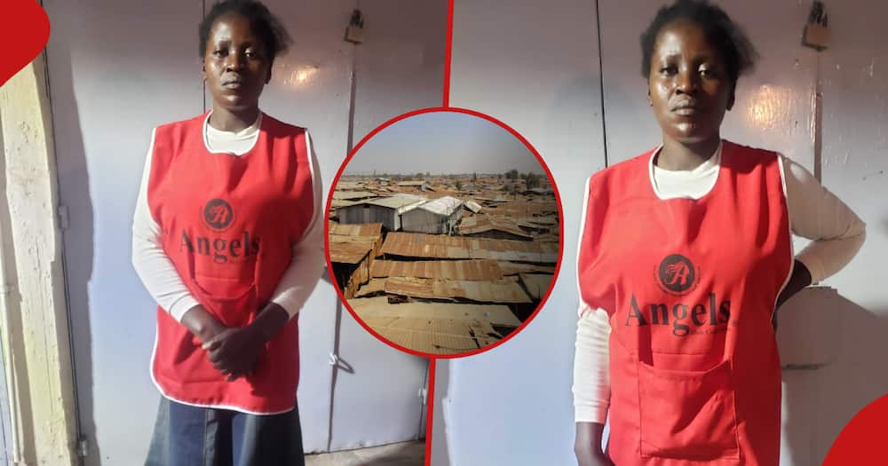 Beatrice Kwamboka from Kibera who lost everything to theives.