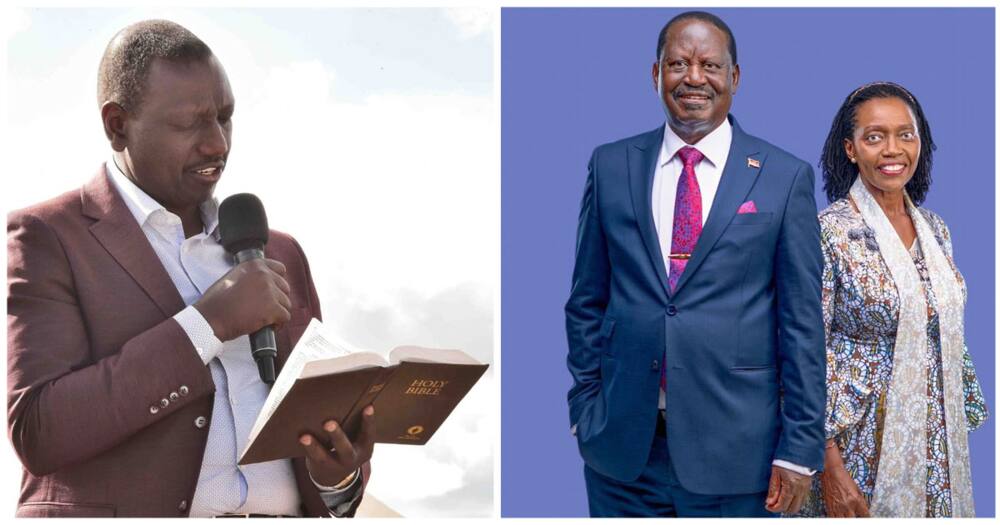 William Ruto and Raila Odinga.