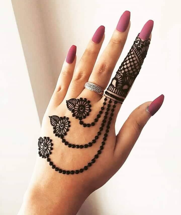 30 Simple Mehndi Designs For Hands Step By Step Images