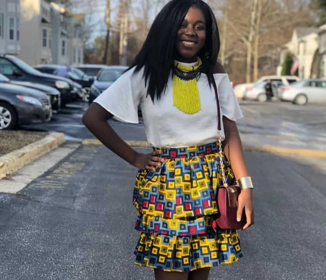 Latest Ankara short skirt and blouse for a trendy look