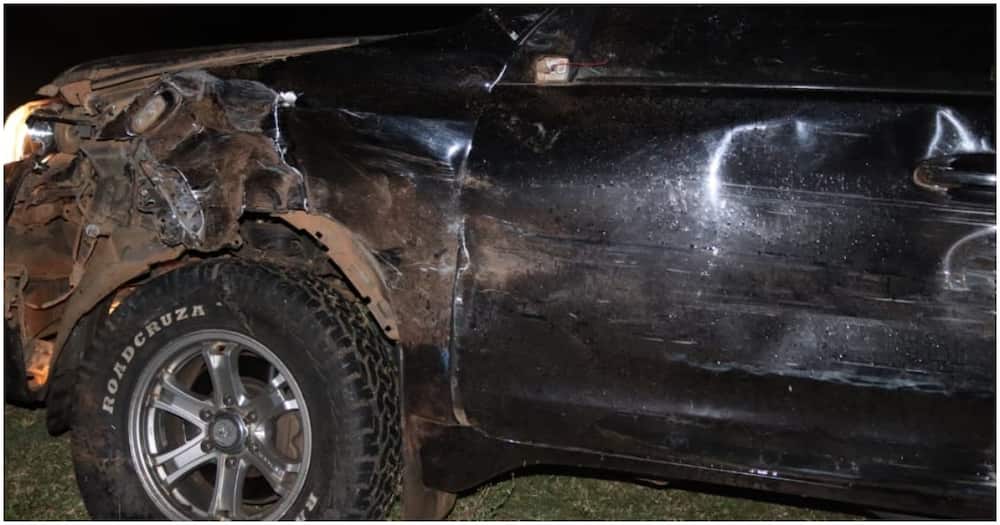 Suba South MP John Mbadi's car. Photo: John Mbadi.