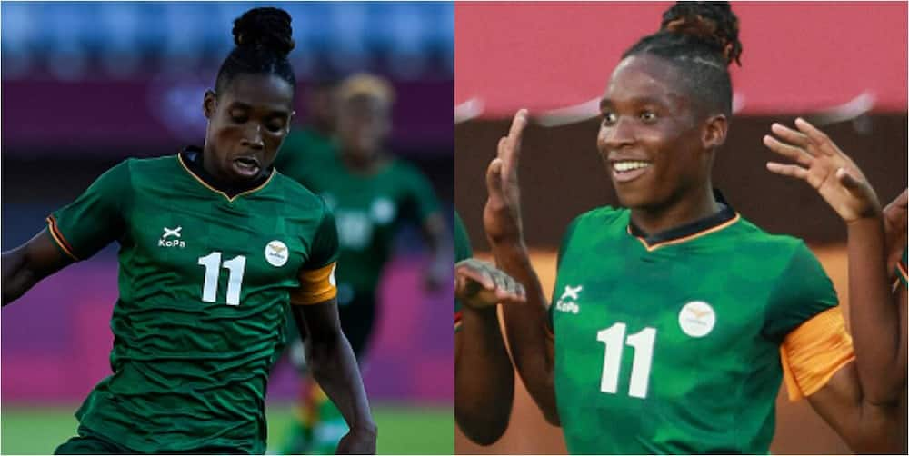 Barbara Banda: Zambian star scores hat-trick for 2nd game running to set Olympic record