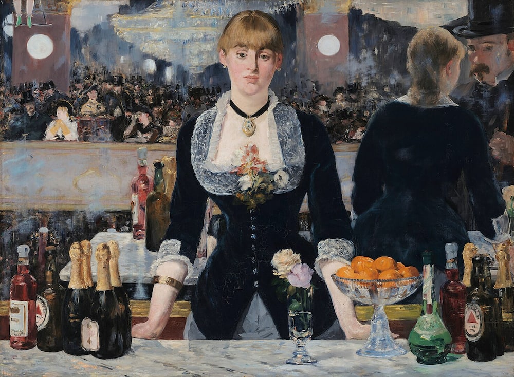 A Bar at the Folies Bergère by Edouard Manet