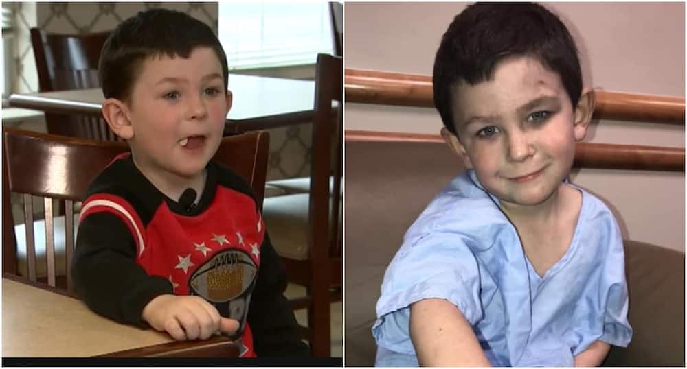 Little hero: 5-year-old boy honoured for saving family members, dog from house