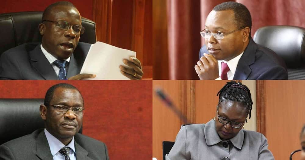 Members of Five Judge Bench Constituted by Ex-CJ David Maraga That Stopped BBI Reggae