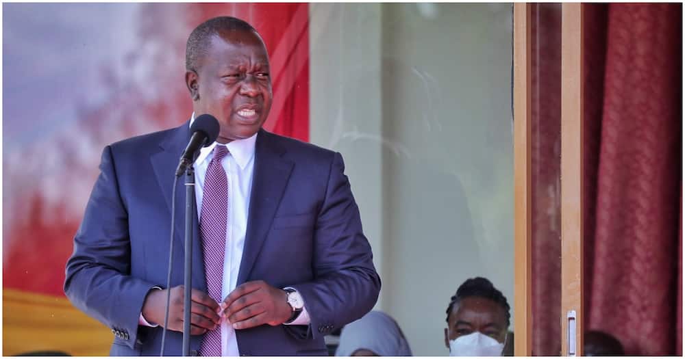 Fred Matiang'i says the Boda Boda incident has caused international uproar