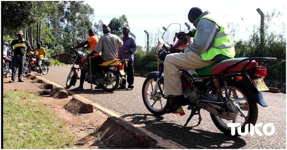 Boda boda riders Kakamega Airstrip