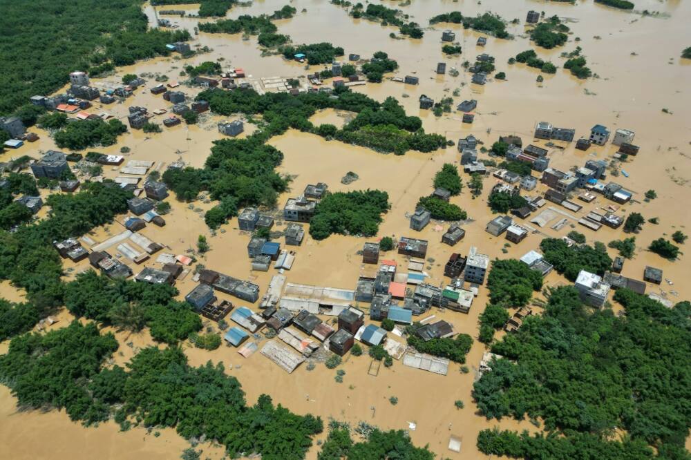 Parts of southern China have been hit by record floods