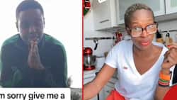 Brian Chira Tearfully Apologises to Nyako, Baba Talisha : “Mum Please Forgive Me”