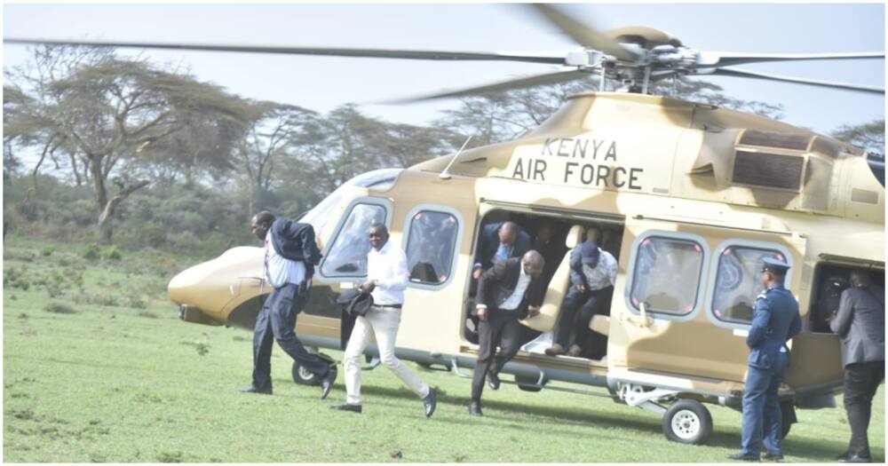 Oscar Sudi in white shirt.