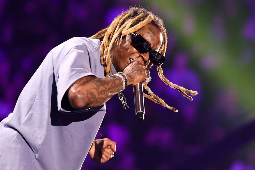 Lil Wayne performs onstage during the 2023 iHeartRadio Music Festival at T-Mobile Arena