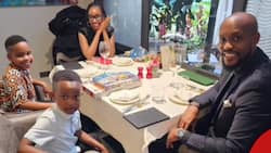 Janet Mbugua, Ex-Hubby Eddie Ndichu Go on Dinner Date with Sons to Celebrate Firstborn's Birthday