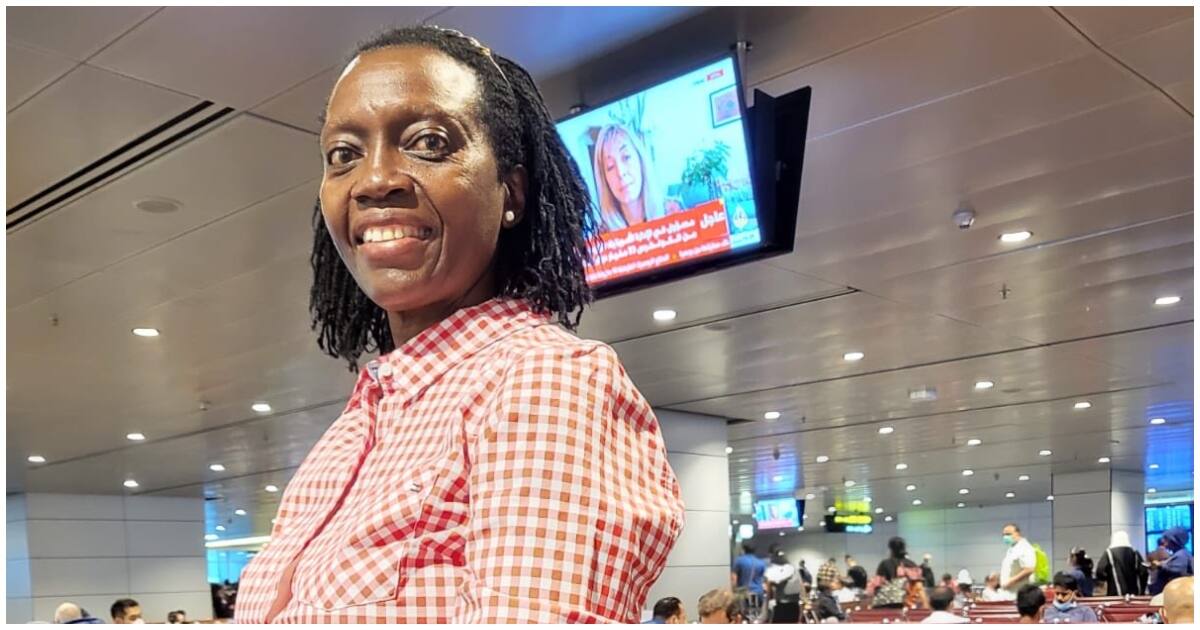 Photo Of Martha Karua Looking Young And Happy On Her Way Back Home ...