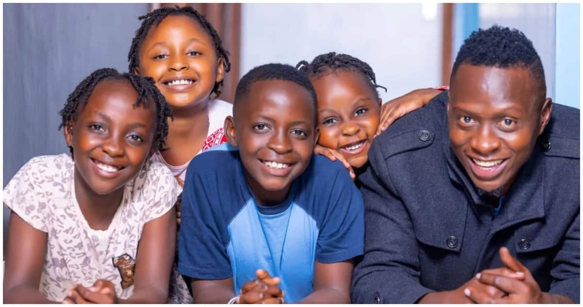 Oga Obinna Posts Adorable Photo with His 4 Cute Children, Opens up about  His Baby Mamas - Tuko.co.ke